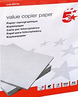 5 Star Value Copier Paper Multifunctional FSC Ream-Wrapped A3 White [500 Sheets]